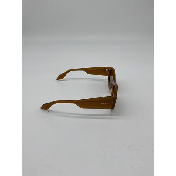 Diff Eyewear \'Zoe\' Brown Acetate Sunglasses Size OS